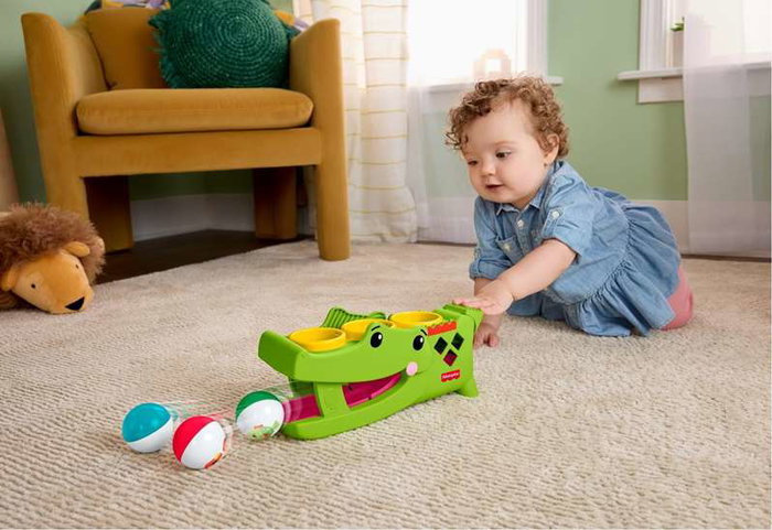Fisher-Price Cocodrilo Golpea Y Lanza Juguete de Actividades Fisher-Price Cocodrilo Golpea Y Lanza Juguete de Actividades