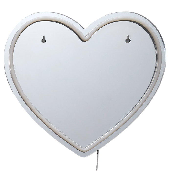 Home Deco Factory Espejo LED Corazón 30 cm