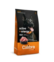Calibra Dog Expert+ Adult Active & Energy Ternera 1000g
