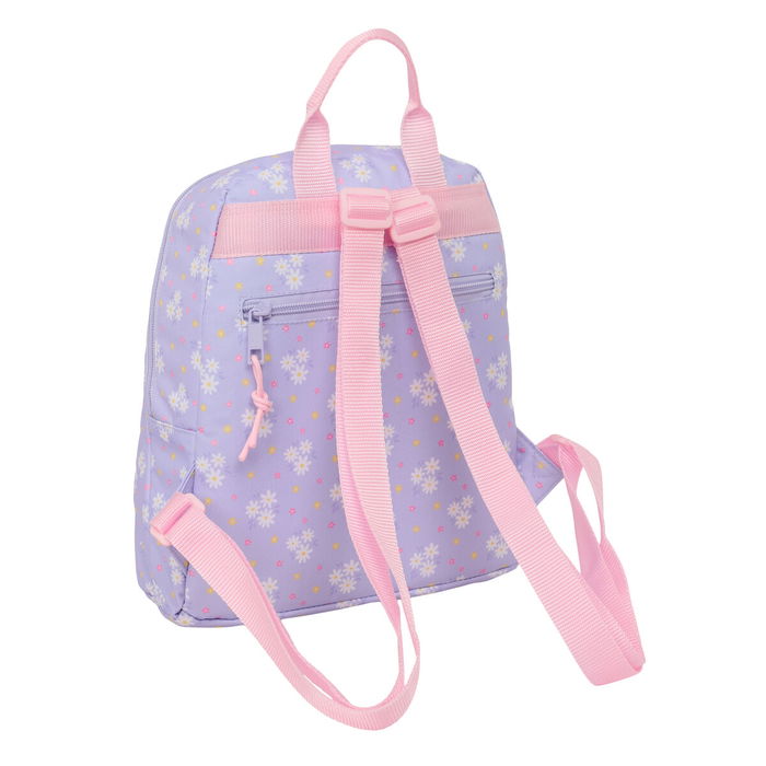 Mochila Safta Bouquet Rosa Lila 25 x 30 x 13 cm