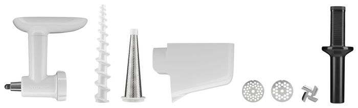 Kitchenaid 5KSMFVSFGA PACK 2 ACCESORIOS Picadora Carne Colador Frutas Verduras para Purés Moler Picar Alimentos