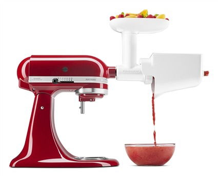 Kitchenaid 5KSMFVSFGA PACK 2 ACCESORIOS Picadora Carne Colador Frutas Verduras para Purés Moler Picar Alimentos