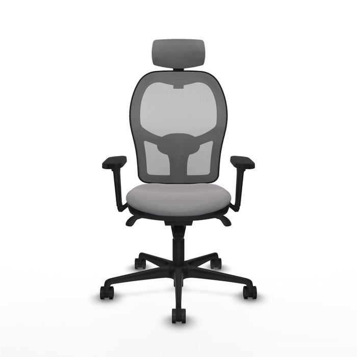 PIQUERAS Y CRESPO Silla de oficina Jorquera Gris con Mecanismo Sincro