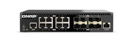 QNAP QSW-M3216R-8S8T Switch de Red Gestionado L2/L3 Rack 1U - 8 Puertos 10GbE SFP+ y 8 Puertos 10GbE RJ45 (100/1000/10000)