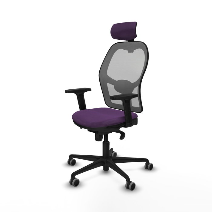PIQUERAS Y CRESPO Silla de oficina Jorquera Morado/Gris