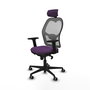 PIQUERAS Y CRESPO Silla de oficina Jorquera Morado/Gris