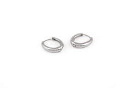 Heliophilia Silver Pendientes CKP9255 Metal con Acabado Lacado Elegantes y Antialérgicos 2.5 cm