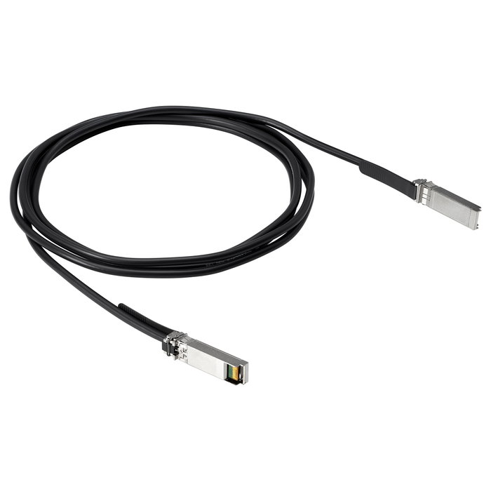 HPE Aruba Cable Directo de Cobre 50Gbit/s SFP56 a SFP56 3m - Negro HPE Aruba Cable Directo de Cobre 50Gbit/s SFP56 a SFP56 3m - Negro
