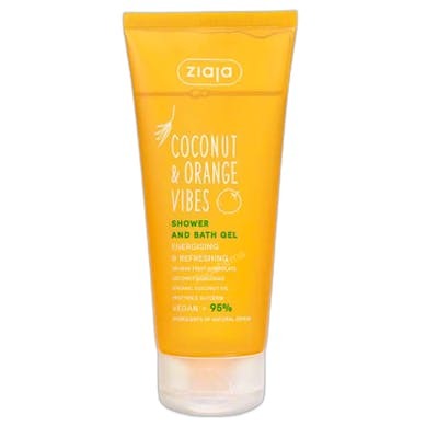 Ziaja COCONUT & ORANGE VIBES Gel de Ducha Energizante y Refrescante 200 ml