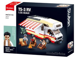 CUBIKA Furgoneta de Camping 1/35 Model Bricks 506 Pzs