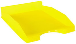 Bandeja Sobremesa Traslucida Amarilla