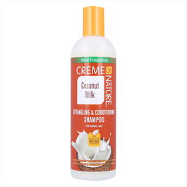 Creme of Nature Champú Desenredante Leche de Coco Acondicionador 354 ml