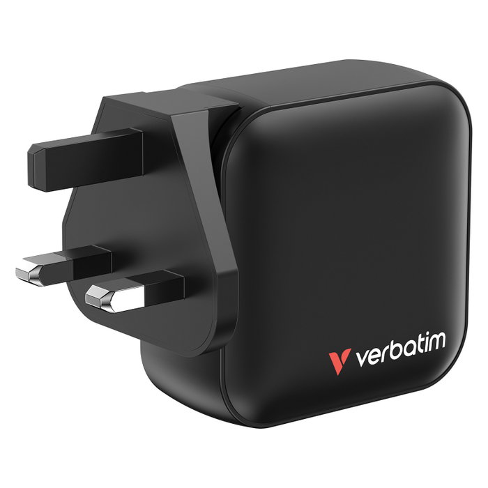 Verbatim Mini GaN Wall Charger 100W 3xUSB-C, 1xUSB-A, Negro Verbatim Mini GaN Wall Charger 100W 3xUSB-C, 1xUSB-A, Negro