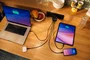 Verbatim Mini GaN Wall Charger 100W 3xUSB-C, 1xUSB-A, Negro
