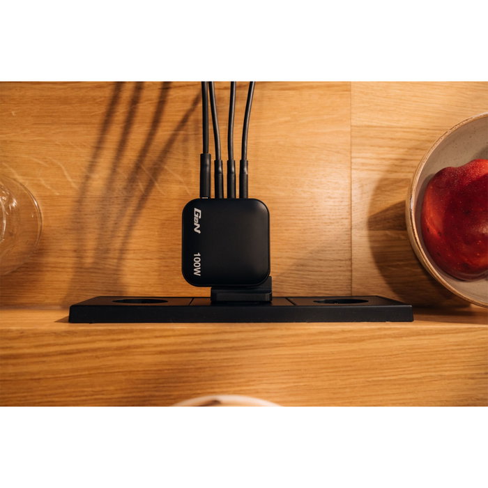 Verbatim Mini GaN Wall Charger 100W 3xUSB-C, 1xUSB-A, Negro Verbatim Mini GaN Wall Charger 100W 3xUSB-C, 1xUSB-A, Negro