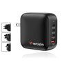 Verbatim Mini GaN Wall Charger 100W 3xUSB-C, 1xUSB-A, Negro
