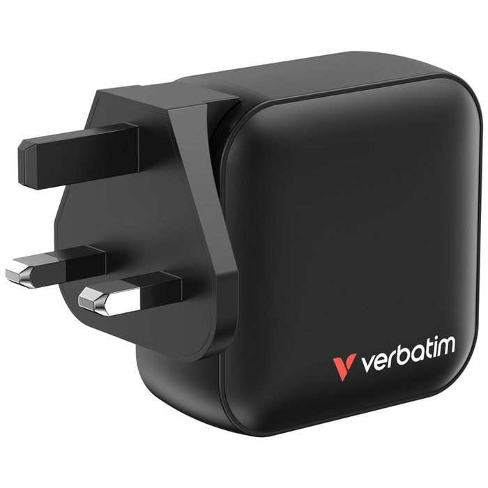 Verbatim Mini GaN Wall Charger 100W 3xUSB-C, 1xUSB-A, Negro Verbatim Mini GaN Wall Charger 100W 3xUSB-C, 1xUSB-A, Negro