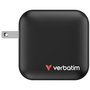 Verbatim Mini GaN Wall Charger 100W 3xUSB-C, 1xUSB-A, Negro