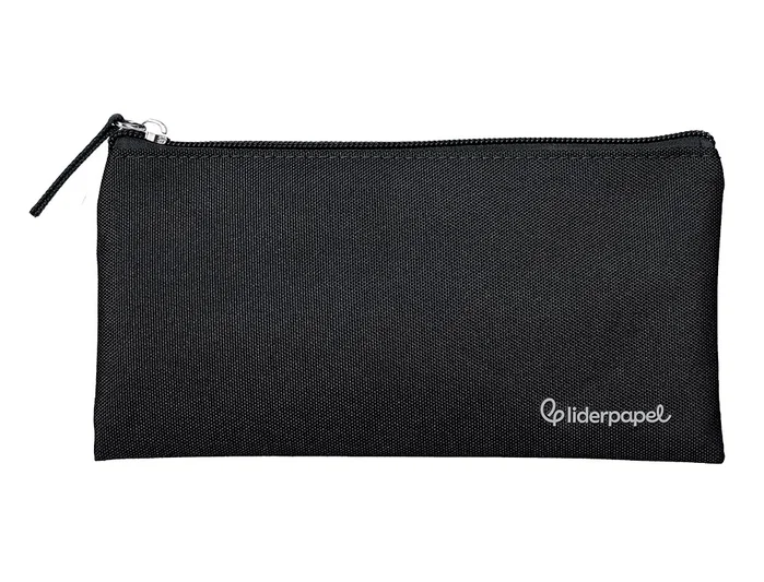 Liderpapel Estuche portatodo plano ancho negro 200x100 mm Liderpapel Estuche portatodo plano ancho negro 200x100 mm