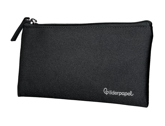 Liderpapel Estuche portatodo plano ancho negro 200x100 mm Liderpapel Estuche portatodo plano ancho negro 200x100 mm