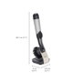 Joseph Joseph SinkTech Cepillo para lavar platos con dispensador y soporte de acero inoxidable