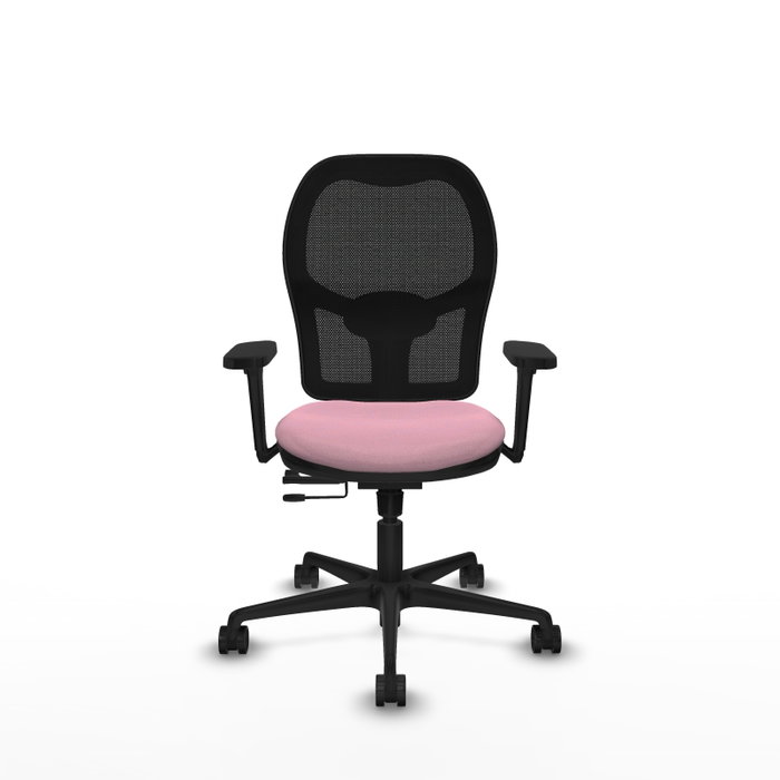 PIQUERAS Y CRESPO Silla de oficina Jorquera Rosa con Brazos 3D PIQUERAS Y CRESPO Silla de oficina Jorquera Rosa con Brazos 3D