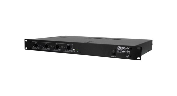 Ecler eHSA4-60 Amplificador 4x60W 70-100V ESSTLS