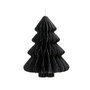 Decoris Árbol de papel negro ø30 x 40 cm