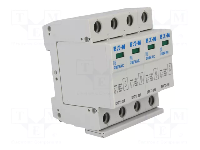Eaton SPCT2-280/4 167596 Protector de sobretensión enchufable 4p 280VAC Eaton SPCT2-280/4 167596 Protector de sobretensión enchufable 4p 280VAC