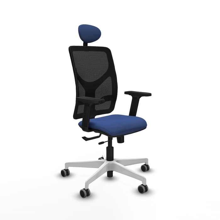 PIQUERAS Y CRESPO Silla de oficina Motilla con mecanismo Sincro/Traslack, Azul marino y Negro PIQUERAS Y CRESPO Silla de oficina Motilla con mecanismo Sincro/Traslack, Azul marino y Negro
