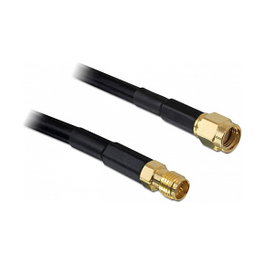 DeLOCK Cable coaxial de 10m RP-SMA Macho a Hembra CFD200