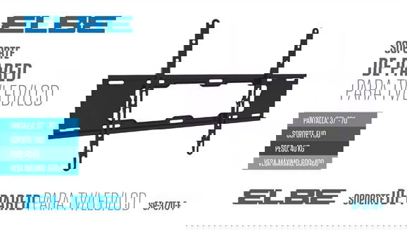 Elbe SP-3770-F Soporte Pared Fijo para TV 37'-70' Max. 40kg