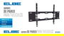 Elbe SP-3770-F Soporte Pared Fijo para TV 37'-70' Max. 40kg