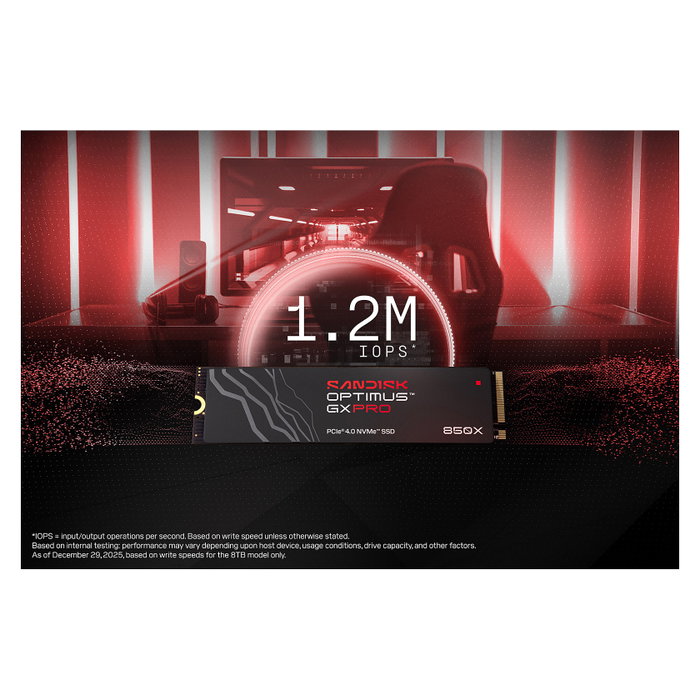 Sandisk OPTIMUS GX PRO 850X NVMe 8TB M.2
