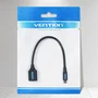 Vention Cable USB 2.0 Micro-USB Macho a USB-A Hembra 0.15m Negro