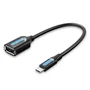 Vention CCUBB Cable USB 2.0 Micro-USB B Macho a USB A Hembra 15 cm (0.15 m) Negro - 480 Mbps