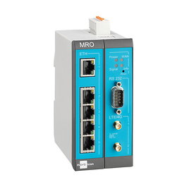 INSYS icom MIRO-L200 Router WWAN Industrial 4G/LTE con 5 Puertos Ethernet 10/100, VPN, Firewall, RS-232, Para Redes Móviles y Fijas