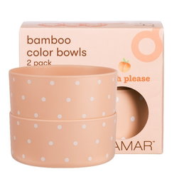 Framar Peach Please Bamboo Color Bowls 2 Pack