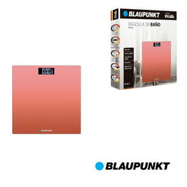 BLAUPUNKT Báscula de Baño Digital con Indicador de Temperatura y Superficie de Cristal Extraplano