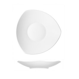 Bauscher Plato Hondo Triangular de Porcelana, Vajilla, 28.5 cm (Set de 6)