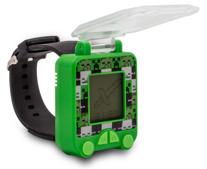 KIDS LICENSING Reloj Digital Educativo con Juegos Minecraft