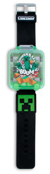 KIDS LICENSING Reloj Digital Educativo con Juegos Minecraft