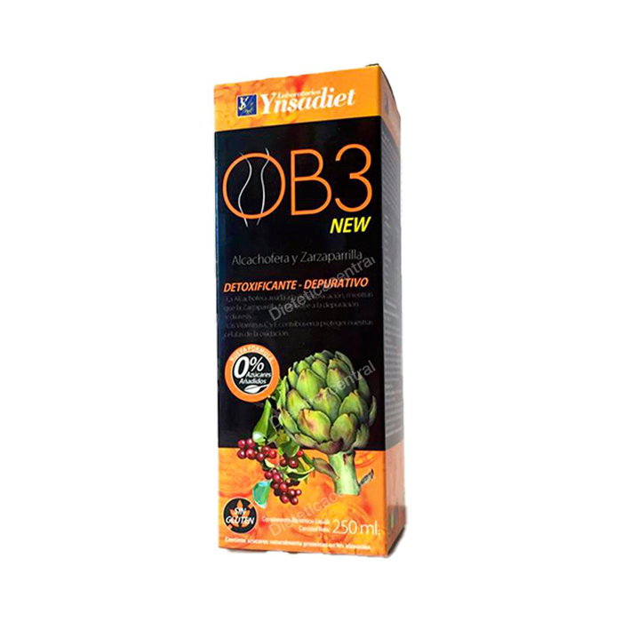 YNSADIET OB3 Drenante Jarabe 250ml YNSADIET OB3 Drenante Jarabe 250ml