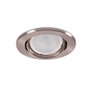 Vepa Aro Foco Downlight Circular Basculante Acero 90mm Satinado para GU10/GU5.3