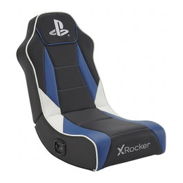 Xrocker Gaming Bodensessel Negro/Azul/Blanco con Altavoces