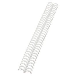 GBC Canutillo ClickBind de plástico blanco 12 mm, caja de 50 unidades