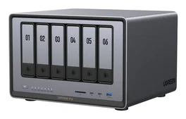 Ugreen NASync DXP6800 Pro Servidor NAS de 6 bahías con 8 GB de RAM