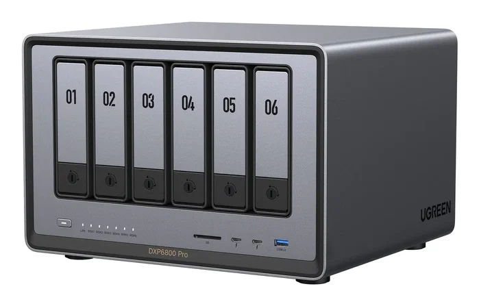 Ugreen NASync DXP6800 Pro Servidor NAS de 6 bahías con 8 GB de RAM Ugreen NASync DXP6800 Pro Servidor NAS de 6 bahías con 8 GB de RAM