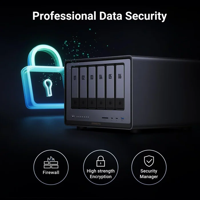 Ugreen NASync DXP6800 Pro Servidor NAS de 6 bahías con 8 GB de RAM Ugreen NASync DXP6800 Pro Servidor NAS de 6 bahías con 8 GB de RAM