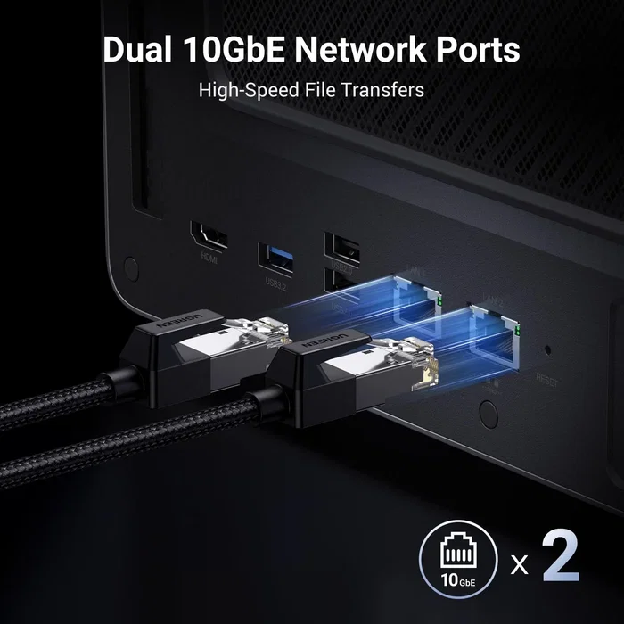 Ugreen NASync DXP6800 Pro Servidor NAS de 6 bahías con 8 GB de RAM Ugreen NASync DXP6800 Pro Servidor NAS de 6 bahías con 8 GB de RAM